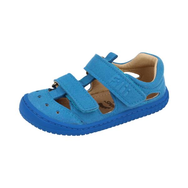 KAIIMAN Sandale turquoise vagan Klettverschluss Weite/M