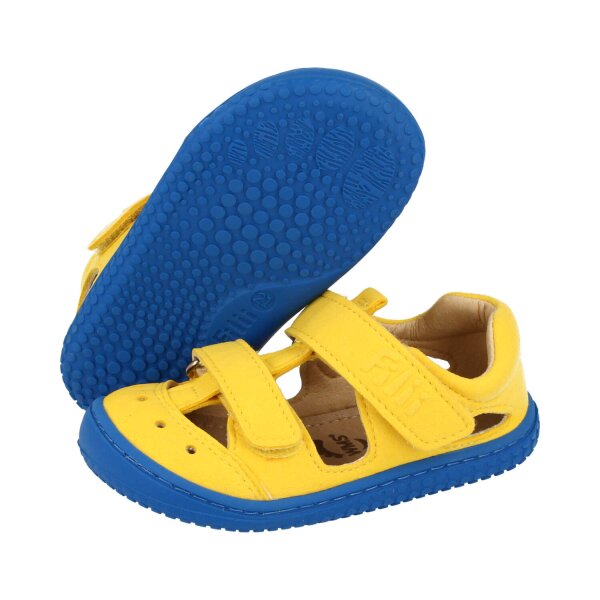 KAIIMAN Sandale lemon vegan Klettverschluss Weite/M 35