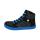 CHAMPI Sneaker/ Turnschuh black/blue reflector zipper Weite/M