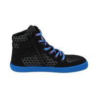 CHAMPI Sneaker/ Turnschuh black/red reflector zipper Weite/M 27