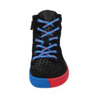 CHAMPI Sneaker/ Turnschuh black/red reflector zipper Weite/M 41