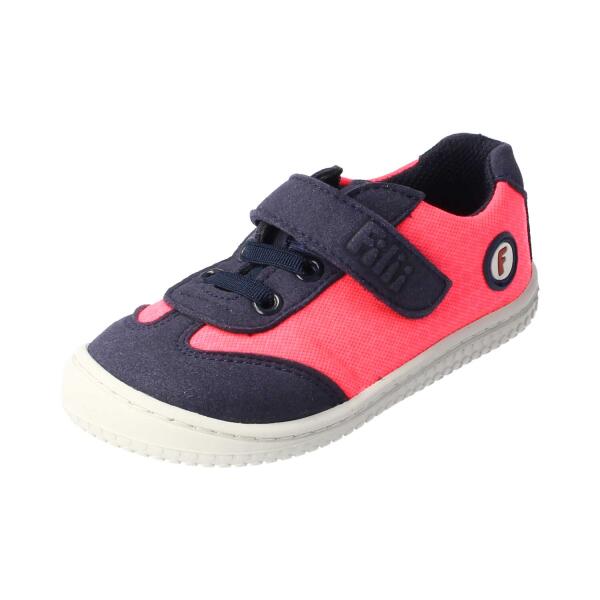 SALIIMA Halbschuh pink textil Klettverschluss Weite/M