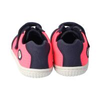 SALIIMA Halbschuh pink textil Klettverschluss Weite/M