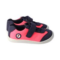 SALIIMA Halbschuh pink textil Klettverschluss Weite/M