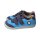 AXOLOTL Halbschuh turquoise vegan textil Klettverschluss Weite/M