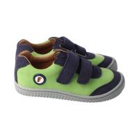 AXOLOTL Halbschuh apple vegan textil Klettverschluss Weite/M