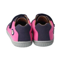AXOLOTL Halbschuh pink vegan textil Klettverschluss Weite/M