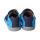 LEGUAN Halbschuh turquoise vegan canvas textil Klettverschluss Weite/W