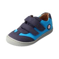 LEGUAN Halbschuh turquoise vegan canvas textil Klettverschluss Weite/W 23