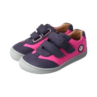 LEGUAN Halbschuh pink vegan canvas textil Klettverschluss...