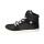 CHAMPI Sneaker/ Turnschuh black/white reflector vegan zipper Weite/M 27