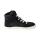 CHAMPI Sneaker/ Turnschuh black/white reflector vegan zipper Weite/M 27