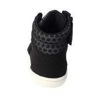 CHAMPI Sneaker/ Turnschuh black/white reflector vegan zipper Weite/M 29