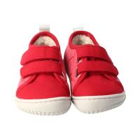 OAHU Halbschuh tomato vegan canvas textil Klettverschluss Weite/M