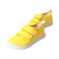 OAHU Halbschuh lemon vegan canvas textil Klettverschluss Weite/M