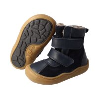 ANAPURNA Winterstiefel TEX-Membrane navy bio nappa-veloursleder wool Klettverschluss Weite/W