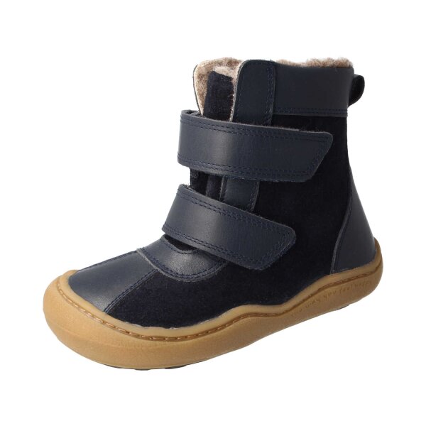 ANAPURNA Winterstiefel tex navy bio nappa-veloursleder wool velcro Weite/W 35