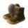 ANAPURNA Winterstiefel TEX-Membrane khaki bio nappa-veloursleder wool Klettverschluss  Weite/W