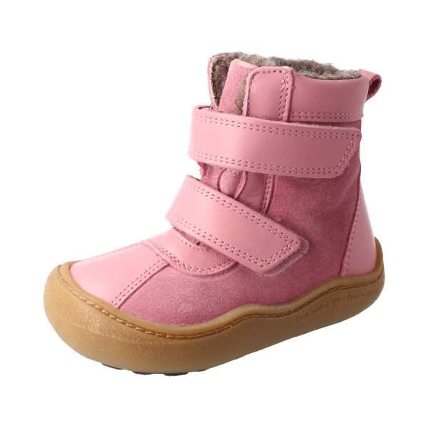 ANAPURNA Winterstiefel TEX-Membrane rose bio nappa-veloursleder wool Klettverschluss Weite/W