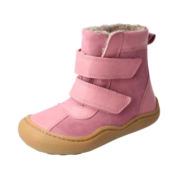ANAPURNA Winterstiefel TEX-Membrane rose bio nappa-veloursleder wool Klettverschluss Weite/W 33