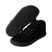 STAY-HAPPY Halbschuh black velours textil zipper Weite/W 42