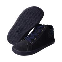 STAY-HAPPY Halbschuh navy velours textil zipper Weite/W 36