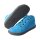STAY-HAPPY Halbschuh turquoise velours textil zipper Weite/W 38