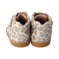 LEOPARDII Halbschuh glitter ecru velours leather Klettverschluss Weite/W 19