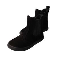 CHELSEA-CITY Winterstiefel black velours leather fleece zipper Weite/W 29