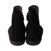 CHELSEA-CITY Winterstiefel black velours leather fleece zipper Weite/W 31