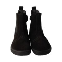 CHELSEA-CITY Winterstiefel black velours leather fleece zipper Weite/W 33