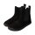 CHELSEA-CITY Winterstiefel black velours leather fleece zipper Weite/W 37