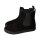 CHELSEA-CITY Winterstiefel black velours leather fleece zipper Weite/W 39