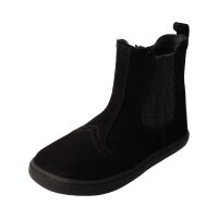 CHELSEA-CITY Winterstiefel black velours leather fleece zipper Weite/W 41