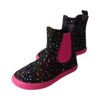 CHELSEA CITY Winterstiefel mult.black velours leather fleece zipper Weite/W