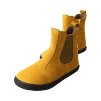 CHELSEA-CITY Winterstiefel mustard velours leather fleece zipper Weite/W 33