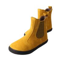 CHELSEA-CITY Winterstiefel mustard velours leather fleece zipper Weite/W 35