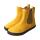 CHELSEA-CITY Winterstiefel mustard velours leather fleece zipper Weite/W 35
