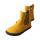 CHELSEA-CITY Winterstiefel mustard velours leather fleece zipper Weite/W 35