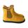 CHELSEA-CITY Winterstiefel mustard velours leather fleece zipper Weite/W 36