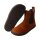CHELSEA-CITY Winterstiefel chestnut velours leather fleece zipper Weite/W 33