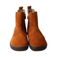 CHELSEA-CITY Winterstiefel chestnut velours leather fleece zipper Weite/W 35