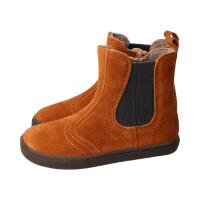 CHELSEA-CITY Winterstiefel chestnut velours leather fleece zipper Weite/W 35