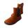 CHELSEA-CITY Winterstiefel chestnut velours leather fleece zipper Weite/W 35