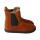 CHELSEA-CITY Winterstiefel chestnut velours leather fleece zipper Weite/W 35
