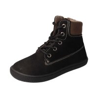 JACK Winterstiefel black nubuck leather fleece zipper tex...