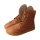 LET`S ROCK Stiefel chestnut nappa leather zipper laces Weite/W