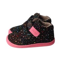 FOXY Halbschuh mult.black velours leather fleece Klettverschluss Weite/W