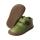 CHAMELIION Halbschuh khaki nappa leather fleece Klettverschluss Weite/W 26