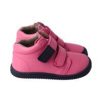 CHAMELIION Halbschuh pink nappa leather fleece Klettverschluss Weite/W